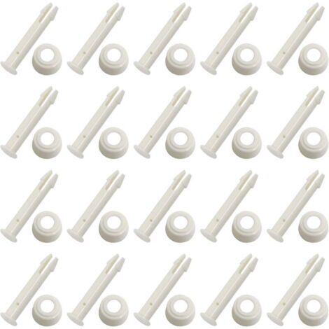 20 Plastic Pool Joint Pins for Common Pools, Pins with Seals, Replacement Parts for Pool Frame (5.5 cm)