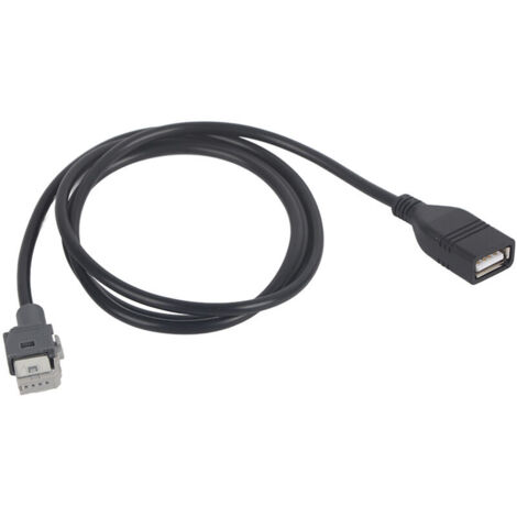 Eosnow Câble de programmation, câble radio USB, bonne conductivité électrique, longue durée de vie, connexion facile, remplacement pour Peugeot 307 407 308 408 508 3008 Auto