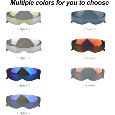 Eosnow Visière de lentille de casque de remplacement pour pare-vent de moto Scorpion EXO
