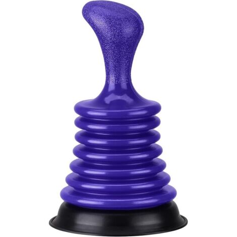Sink Plunger - Mini Bathroom Plunger Professional Drain Unblocker 10.5 x 10.5 x 17 cm - High Pressure Pump System for Unblocking Bathtubs and Showers (1/4)