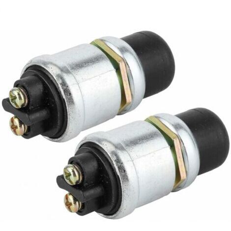 2-piece push button switch horn engine start switch SPST waterproof push button starter 50A 12V for car boat