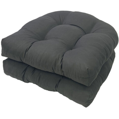 Indoor/Outdoor Chair Cushions 22" x 22" Set of 2 Seat Cushions for Sitting, Patio, Garden, Floor