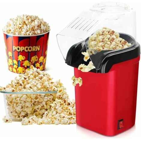 Hot Air Popcorn Maker for Whole Grains, 3 Minute Popcorn, Fat-Free and Healthy for Home, Sunny