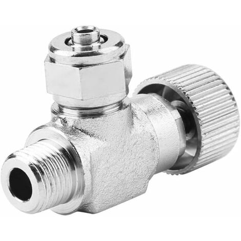 Needle Valve for Aquarium Tank for Aquarium System CO2 Regulator (Single Head Trim Valve, 1)