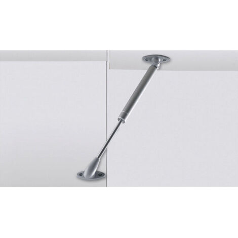 Lift-up door stay - Direction: Reversible - Material: Steel / Plastic - Finish: Grey - Bearing type: Screw-on bracket and foot - Drop-down weight: 3.2 kg