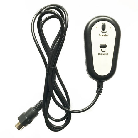Manual Tilt Controller with Retractable and Extended Buttons for Electric Sofa, Easy Installation and Operation, 4-Conductor Wire
