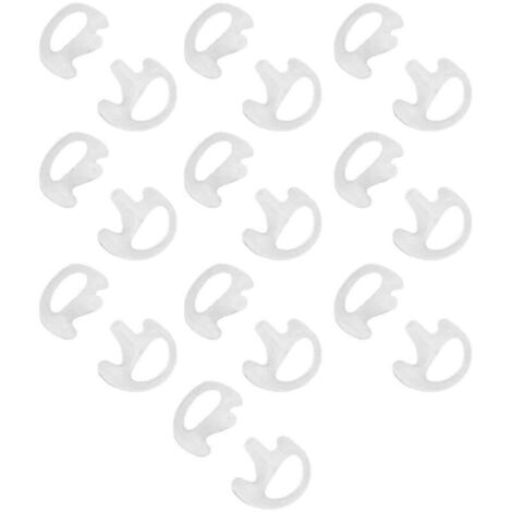 Replacement ear tip for walkie-talkie, made of eco-friendly silicone, for two-way radio (1/4)