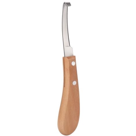Eosnow Outil de coupe de couteau à sabot en acier au carbone en forme de lame droite, pour utilisation de chevaux de bétail (main gauche)