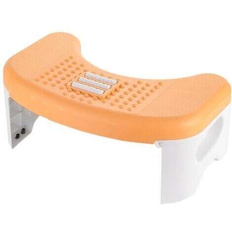 Folding toilet stool, footrest, non-slip, for adults in the bathroom, portable, for the elderly and children