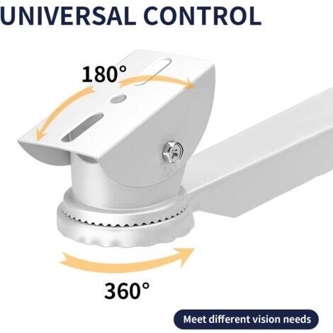 Outdoor Surveillance Angle Camera Mount, Solid Metal Bracket with 2 ...