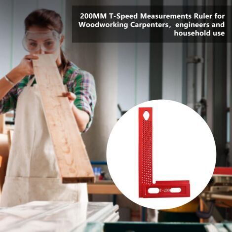 CCYKXA (T-200) Precision Woodworking Tools, Aluminum Alloy Square Hole ...