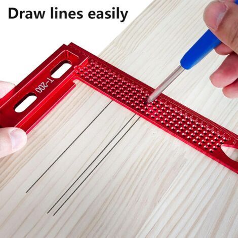 CCYKXA (T-200) Precision Woodworking Tools, Aluminum Alloy Square Hole ...