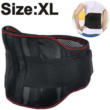 Adjustable lumbar support belt for scoliosis and sciatica, back pain relief