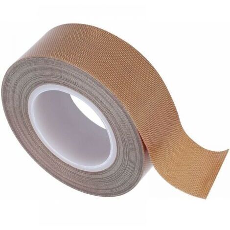 High-temperature PTFE insulating Teflon tape for vacuum sealers (0.13 mm x 10 mm x 10 m)