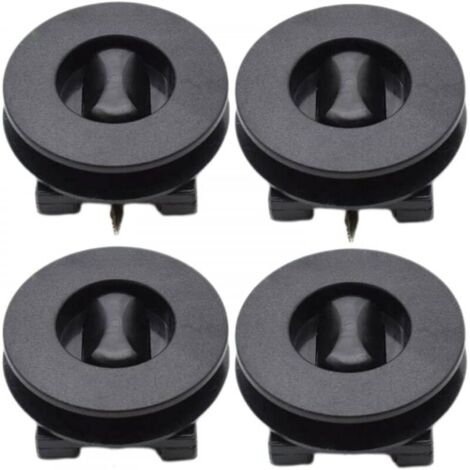 Set of 4 universal car floor mat clips with floor mat fastening loop