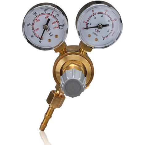 MINI pressure regulator for argon, CO2/nitrogen, MIG, MAG, and TIG welding, 315 bar