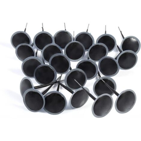 24 Pieces Repair De Crevaison En Caoutchouc De Pneu Tubeless Automatique Patch De Prize De Champignon Filaire De 4.5mm Pour Voiture, Moto, Bus de Camion