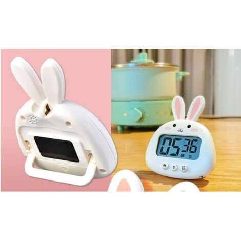 Cute rabbit-shaped kitchen timer - Large display - Digital - Magnetic ...