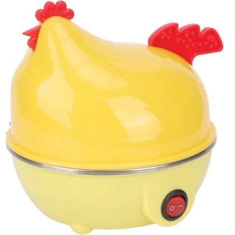 Multifunctional Electric Egg Cooker in the Shape of a Chicken, 7 Egg Capacity, Automatic Shut-Off, 220V, Mini Breakfast Machine