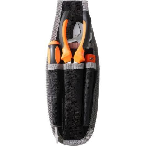 Tool Belt with 4 Pockets, Work Apron, Adjustable and Detachable Storage Bag, DIY Tool Belt Suitable for Woodworking and Power Tool Storage
