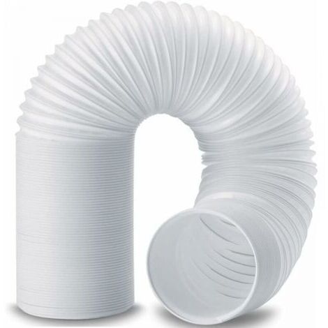Portable Air Conditioner Hose, 150mm Diameter, Flexible PVC Exhaust Hose, 2M Length, Universal Ventilation Tube, Hose Kit for Portable Air Conditioner, Air Extractor, Tumble Dryer