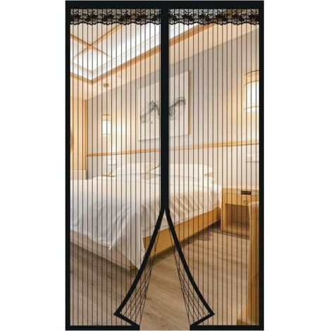 Magnetic mosquito net door, magnetic balcony door 100x200cm, no drilling required, fly screen, insect screen, mosquito net, swing doors for living room, patio door