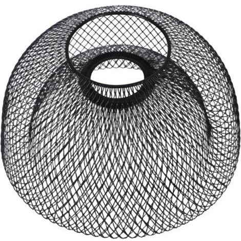 CCYKXA Wrought Iron Pendant Light Shade Cage, Sturdy Replacement Lampshade, DIY Bulb Protector for Pendant Lamps, Indoor Lighting for Bedroom and Kitchen