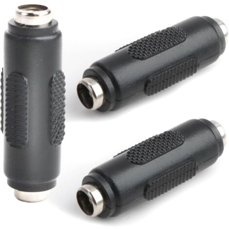 PCS DC Power Connector Female to Female 5.5x2.1MM - for CCTV and Electronic Equipment, Easy to Install, Durable Materials, Stable Connection