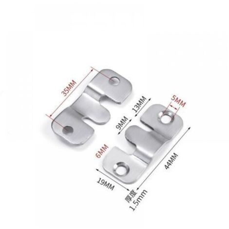 8PCS Concealed Recessed Mounting Brackets, Picture Frame Hooks, Wall ...