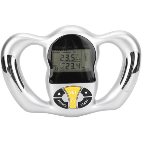 Eosnow Portable Body Fat Analyzer, Calorie BMI Measurement, LCD Screen, Portable Digital Health Monitor