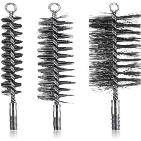 Pack Of 4 Stove Pipe Brush, Pipe Brush, Durable Heating Boiler Brush