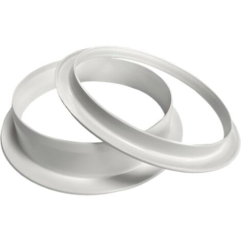 Pair of support rings for Desjoyaux filter bag, internal models DJ-001-ABS and external models DJ-002-ABS, made of robust ABS plastic. (1/5)