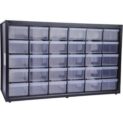 Multipurpose storage box with 30 small drawers (1/5)