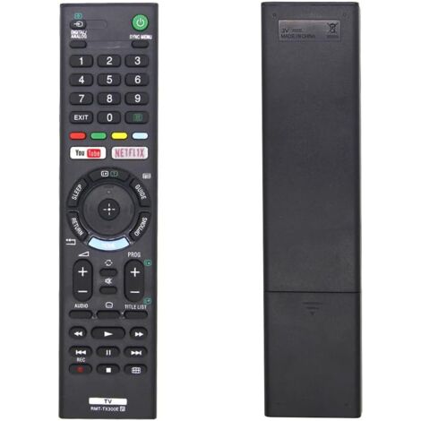 Sony RMT-TX300E replacement remote control for Sony TV universal remote control with Netflix and YouTube buttons