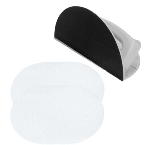 Multifunctional semi-circular angle sandpaper tool, self-adhesive semi-circular polishing sandpaper, for carving (1/5)