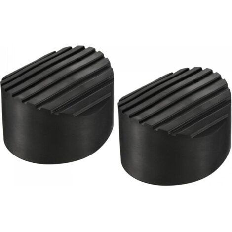 Anti-slip Ladder Feet Mat 85mm ID Round Rubber Telescopic Ladder Accessories Cushion Cover Cushion for Ladder Protection Black 2Pcs