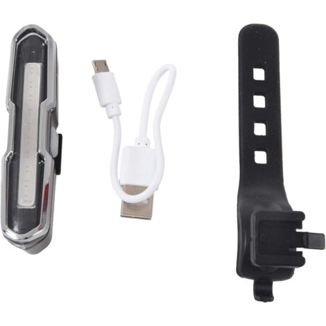 110 Lumens Powerful Bicycle Rear Light, USB Rechargeable LED Bike Light with 5 Modes: Steady On / Flashing (1/5)