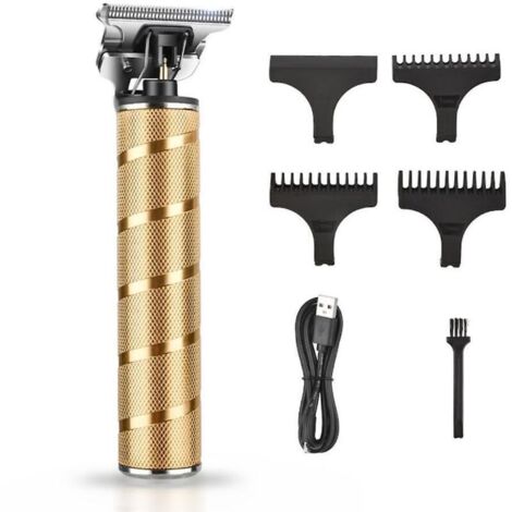Men's Hair Clippers, Electric Trimmer Head, Cordless, Rechargeable