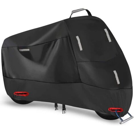 Motorcycle cover, outdoor Oxford, scooter cover, moped cover, motorcycle garage, winterproof (M: 200x90x100cm) (1/5)