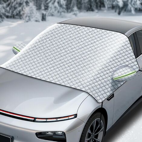 Windscreen cover, car cover for winter, window cover with mirror covers, protects against snow, ice, frost, sun, and UV rays universal size for all SUVs and cars (1/5)