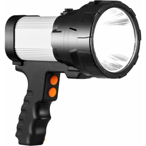 Ultra-Bright LED Flashlight, IPX4 Waterproof, 15000 Lumens, 10000mAh Battery, Super Bright, 6 Modes, Long Range, High Power Emergency Lantern for Camping, Hiking, and Hunting (1/5)