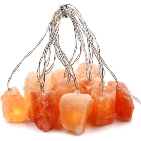 1M 10 led Himalayan Salt String Light USB Pink Salt Lamp Fairy Lights LED String Lights Fairy Salt For Bedroom Christmas Decorations Lights (1/4)