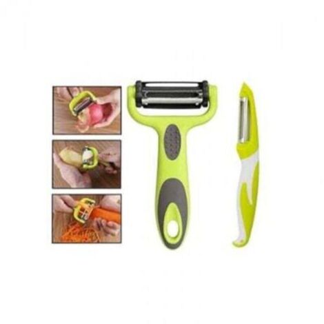 Peeler, 2-Piece Vegetable Peeler, Multifunctional Peeler, Vegetable Peeler, Vegetable Peeler, Straight Peeler, Spaghetti Vegetable Peeler, Multifunctional Vegetable Peeler (1/4)