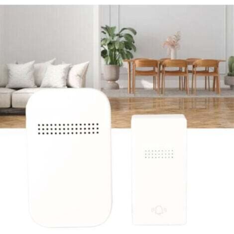 Standalone doorbell with receiver, automatic ringing, push button, wireless doorbell (1/4)