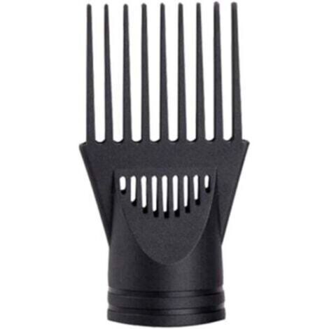 Universal Professional Hairdressing Salon Hair Dryer Diffuser Wind Blow Cover Lid Attachment Nozzle Black Plastic Double Grip Diameter 4.2-4.5CM (Black) (1/4)