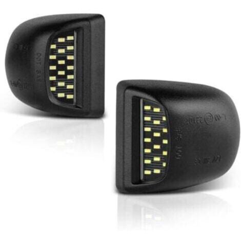 Complete LED license plate light assembly for Cadillac Escalade, Chevy Silverado 1500, 2500, 3500, Suburban, Tahoe, GMC Sierra 1500, 2500, 3500, Yukon, XL Tag, replacement lamp (1/4)