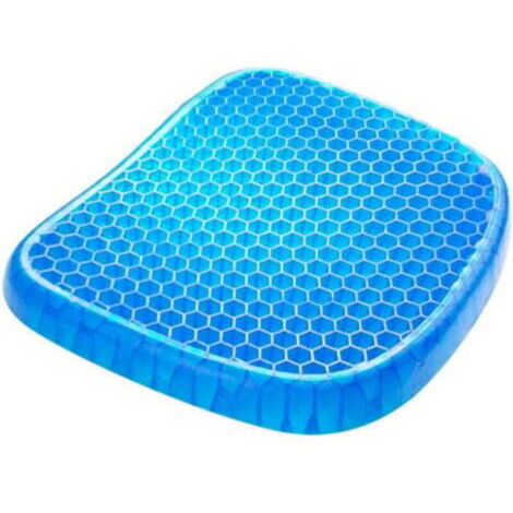 38x32x3cm Gel Seat Cushion, Breathable Gel Cushion, Anti-Decubitus Cushion with Non-Slip Cover to Relieve Back Pain, Cushion for Car/Office/Home/Wheelchair (1/3)