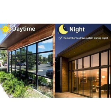 30×300CM Anti-Glare Window Film, Mirror Window Film, One-Way Window ...