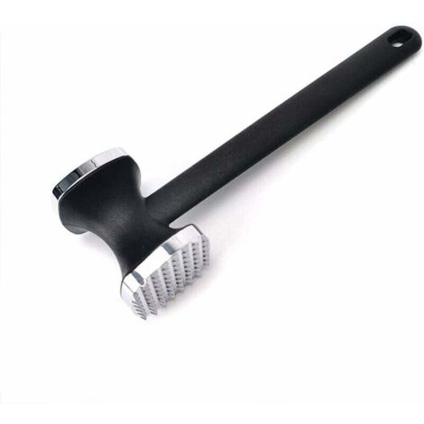 Stainless Steel Meat Tenderizer, Double-Sided Meat Hammer for Steak, Chicken, Pork, Dishwasher Safe (1/4)