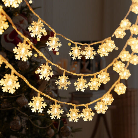 Solar string lights 7m/50 LED, 8 modes, warm white Christmas lights, waterproof, for indoor and outdoor use, gardens and Christmas. (1/4)
